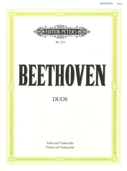 Beethoven, Ludwig van (1770-1827): 3 Duos